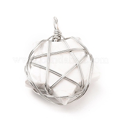 Natürliche Howlith Anhänger&nbsp;G-D458-07P-01-RS