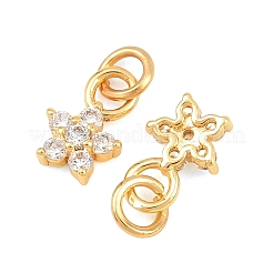 Ottone micro spianare fascino zirconi&nbsp;KK-F927-16G