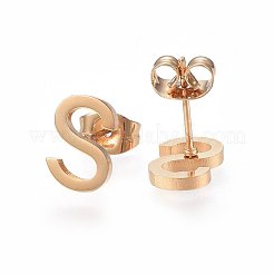 Conjuntos de joyas con colgantes y aretes de acero inoxidable 304&nbsp;SJEW-P099-19G