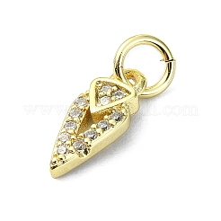 Ottone micro spianare pendenti zirconi&nbsp;KK-H475-54G-02