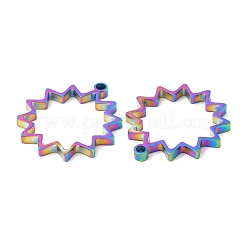 Colgantes de estrella con bisel abierto en acero inoxidable 304&nbsp;STAS-Z040-09RC