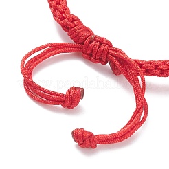 Braccialetto di perline intrecciate di fiori&nbsp;BJEW-JB07684