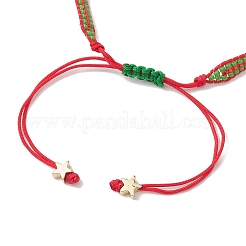Sapin de Noël en laiton et perles de rocaille en verre Miyuki&nbsp;BJEW-MZ00089
