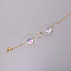 Ornamento di campanelli eolici in ottone&nbsp;HJEW-TAC0009-11G