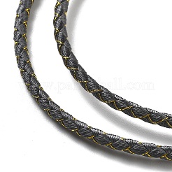 Fabrication de colliers tressés en cordon polyester&nbsp;MAK-L043-03G