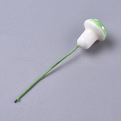 Künstliche pflanzenschaumfarbene pilze&nbsp;AJEW-WH0109-85C