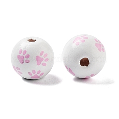 Perles en bois sur le thème du chien&nbsp;WOOD-M011-05A-04