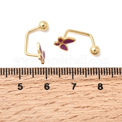 Orecchini a bottone in acciaio inossidabile 304&nbsp;EJEW-F396-05B-G