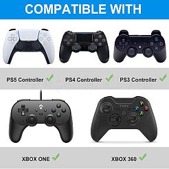 2 ensemble de touches de rechange en silicone pour manette de jeu&nbsp;AJEW-OC0002-81B