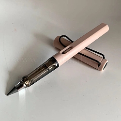 Wiederverwendbarer tintenloser Bleistift, mit Radiergummi, löschbare Stifte, für studentisches zeichnerisches schreiben, Licht Lachs, 141x13.6 mm
