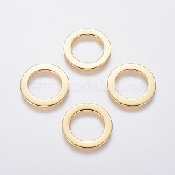 Anillos de enlace de 201 acero inoxidable, anillo, dorado, 21x1.2mm