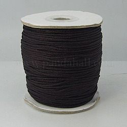 Hilo de nylon, redondo, coco marrón, 2 mm de diámetro, alrededor de 71.08 yarda (65 m) / rollo