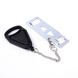 Pp con serratura portatile in ferro sicurezza domestica, blocco da viaggio, accessori di chiusura antifurto, nero, 28.5cm