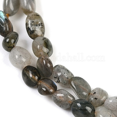 Natur Labradorit Perlen Stränge&nbsp;G-P497-01B-03-1