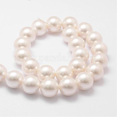 Shell fili di perle perline&nbsp;BSHE-L026-03-16mm-1