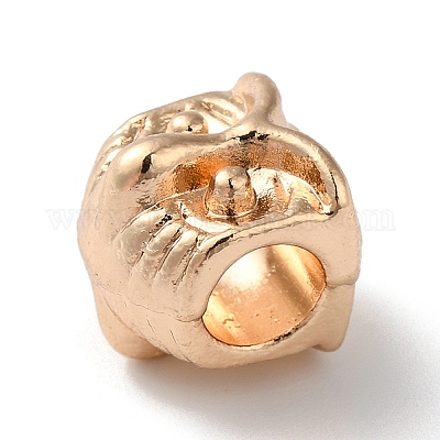 Metall Großlochperlen&nbsp;MPDL-R050-09G-1