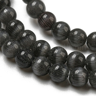 Chapelets de perles d'œil de chat&nbsp;CE-F022-4mm-22-1