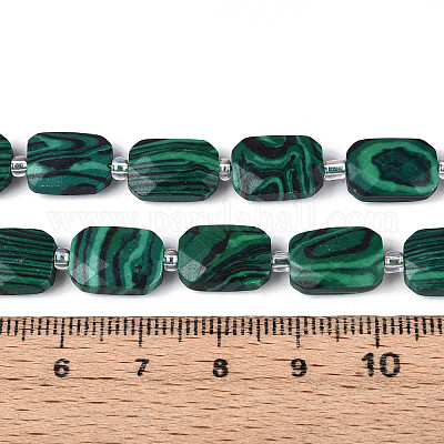 Synthetik Malachit Perlen Stränge&nbsp;G-T139-85-1