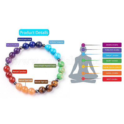 Bracciali elastico gemstone&nbsp;BJEW-P179-02-1