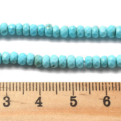 Natürliche Howlith Perlen Stränge&nbsp;G-K394-A01-4x2mm-1