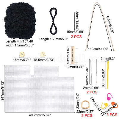 Shop PandaHall 2pc 3D Knitting Crochet Bag Shaper Pads for Jewelry Making -  PandaHall Selected