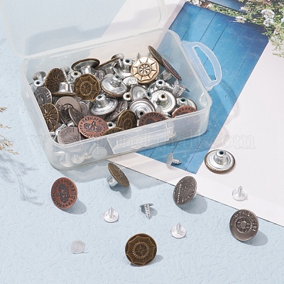 Wholesale Iron Button Pins for Jeans 