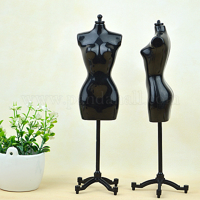 Yardwe Support pour Mini-Mannequin Noir en Plastique 6pcs pour Afficher Vêtements et Bijoux de Poupée pour Fêtes et Noël Yardwe Support pour Mini-Mannequin Noir en Plastique 6pcs pour Afficher Vêtements et Bijoux de Poupée pour Fêtes et Noël