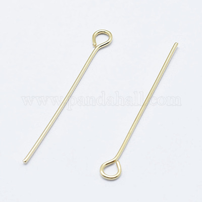 20 pièces, épingles à oeil de 3 pouces, argent sterling