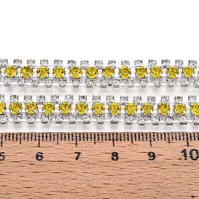 Catene della tazza del rhinestone di ferro&nbsp;CH-T006-04S-07-1