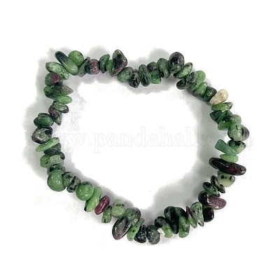 Natürlicher rubin in zoisite stretch Armbändern&nbsp;PW-WG56138-26-1