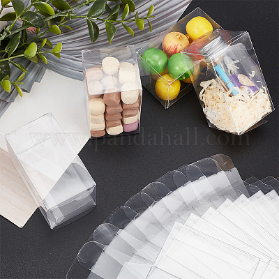 Coffrets cadeaux en plastique transparent&nbsp;CON-WH0086-042-1