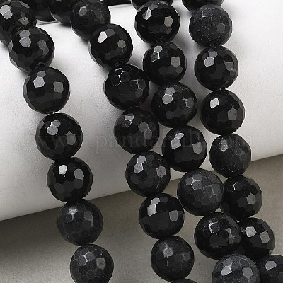 Natürlichen Obsidian Perlen Stränge&nbsp;GG-CBA12F1-A01-10MM-1