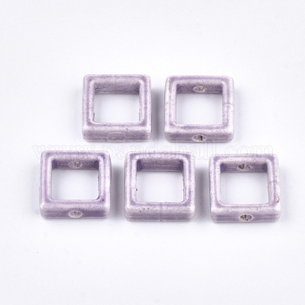Cadres de perles de porcelaine à la main PORC-S499-20L-1