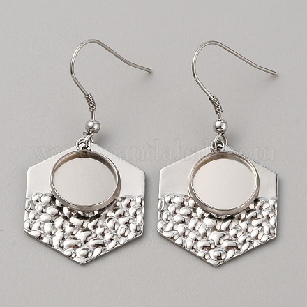 Серьги-подвески из нержавеющей стали 304 с геометрической формой FIND-WH0032-74P-04-1