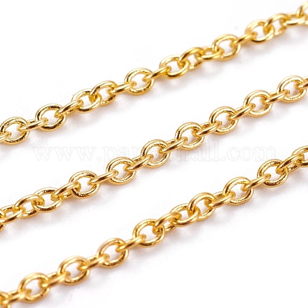 Brass Cable Chains CHC027Y-G-1