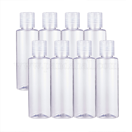 Benecreat 10 упаковка 120 мл прозрачная пластиковая бутылка для путешествий по воздуху MRMJ-BC0001-40-1