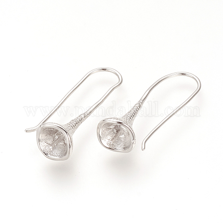 Ganci di orecchini in ottone X-KK-Q669-65P-1