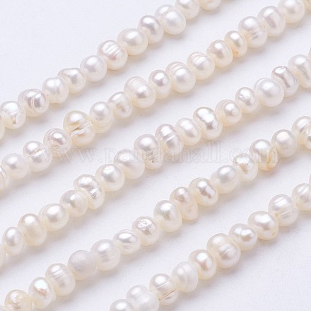 Brins de perles de culture d'eau douce naturelles PEAR-F004-13-1