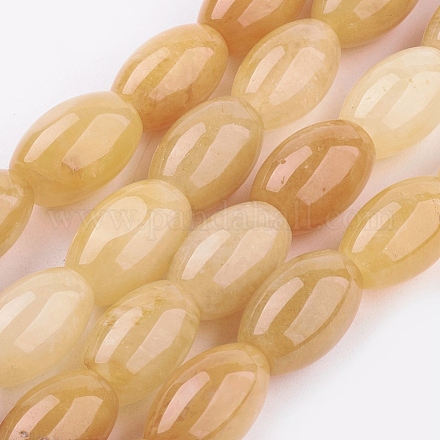 Topazio naturale perle di giada fili G-P340-06-8x13mm-1
