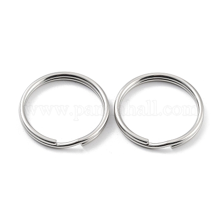 304 Stainless Steel Split Key Rings STAS-Q314-02B-P-1