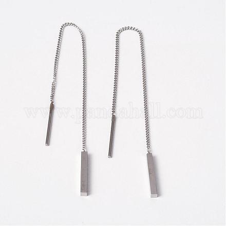 304 Stainless Steel Stud Earrings EJEW-H313-08-1