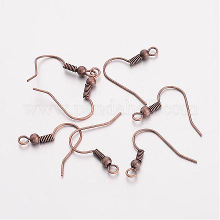 Brass Earring Hooks EC135Y-NFR-1