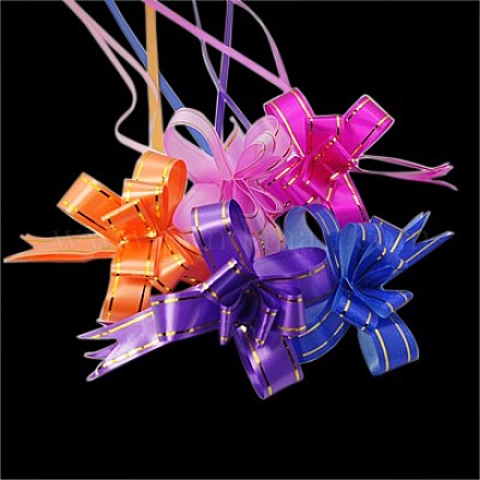 Handmade Elastic Packaging Ribbon Bows DJEW-A003-18x390mm-M-1
