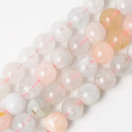 Cordes de perles de calcédoine naturelles G-R479-10mm-13-1