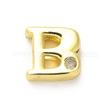 Стойки обшивки латунь кубического циркония бусы KK-L210-008G-B-1