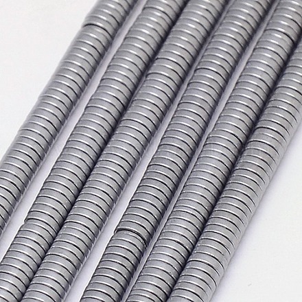Electroplate Non-magnetic Synthetic Hematite Beads Strands G-J164B-2mm-04-1