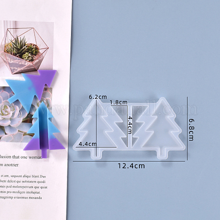 Decorazione di stampi in silicone per decorazioni natalizie X-DIY-J003-14-1
