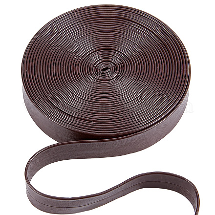 Imitation cordon plat en cuir LC-WH0006-02C-02-1