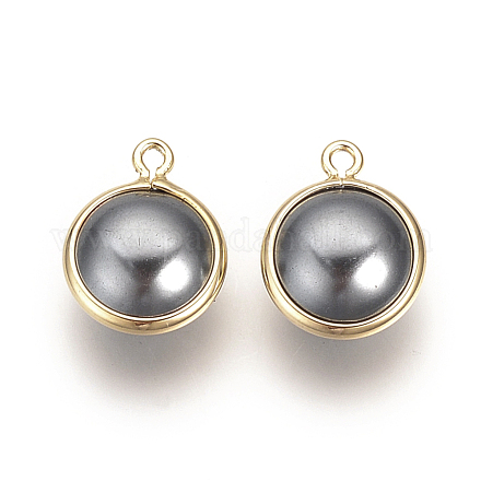 Ciondoli di perle imitazione plastica abs KK-R064-G01-1