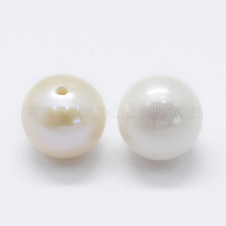 Perlas naturales abalorios de agua dulce cultivadas PEAR-P056-020-1